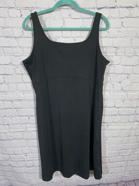 Columbia Womens PFG Sleeveless Dress Black Sz XXL Stretch Outdoor Boating Casual